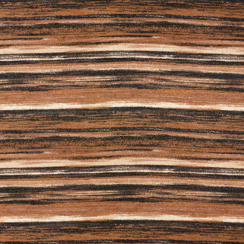 Jersey glitterato a righe sfumate – marrone/nero, image number 1