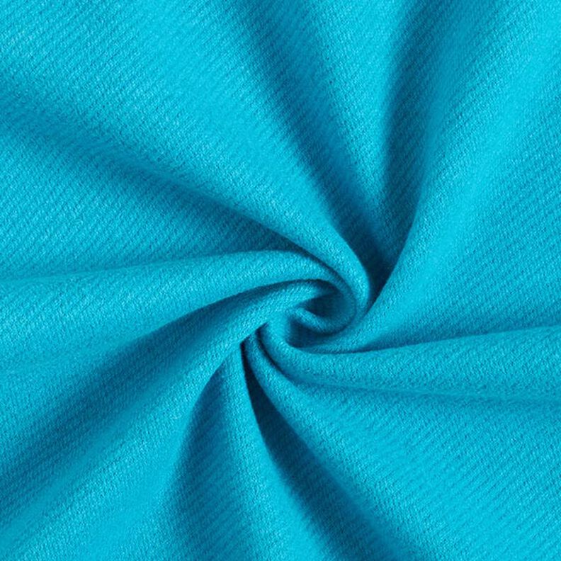 Tessuto per cappotti misto lana, tinta unita – turchese,  image number 1