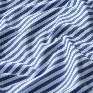 Jersey di cotone righe sottili – colore blu jeans/azzurro, 