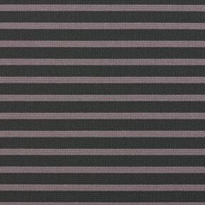 Jersey jacquard a righe – grigio malva/antracite | Resto 70cm, 