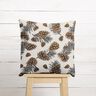 tessuto arredo tessuti canvas Pigne di abete – naturale/marrone scuro,  thumbnail number 6