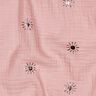mussolina / tessuto doppio increspato Soli stampa laminata | Poppy Fabrics – rosa antico,  thumbnail number 2