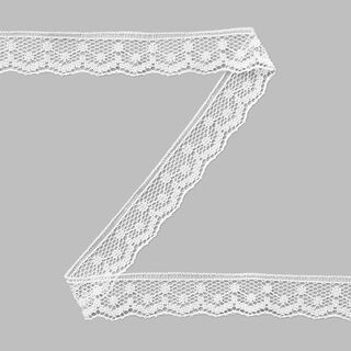 pizzo raschel [13 mm] - bianco, 