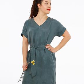 FRAU VIKKI - abito ampio con scollo a V e cintura, Studio Schnittreif | XS - XXL, 