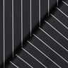 Tessuto per pantalone gessato elasticizzato – nero/bianco,  thumbnail number 4