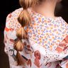GOTS popeline di cotone fiorellini | Poppy Fabrics – naturale/arancio pesca,  thumbnail number 8