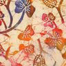 Tessuto di viscosa Batik con foglie – sabbia/arancione,  thumbnail number 4