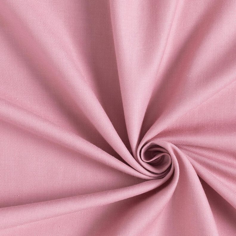 Blusa in tessuto misto cotone-viscosa in tinta unita – rosa anticato,  image number 1