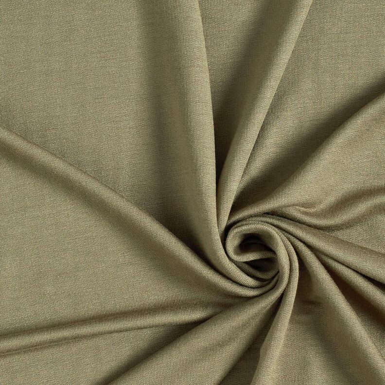 LENZING™ ECOVERO™ French Terry leggero – verde oliva,  image number 1
