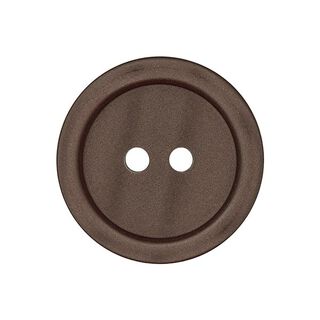 bottone in plastica 2 fori basic - marrone rossiccio, 