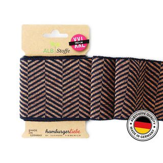 TESSUTO IN MAGLIA BIO PER BORDI E POLSINI CUFF ME ICON GLOW  [140 CM | 8 CM]  | Albstoffe |, 