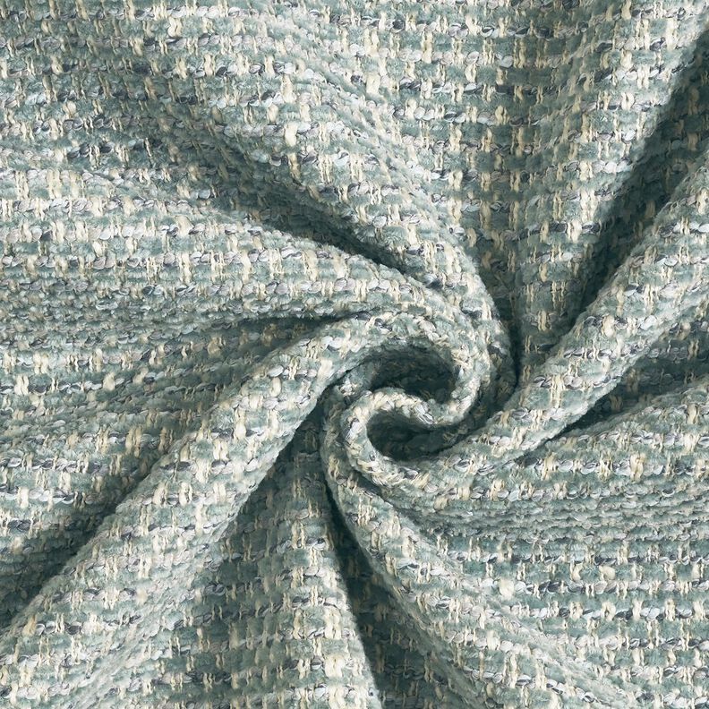 tessuto da tappezzeria Aspetto bouclé colorato – canna palustre/crema, image number 1