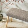 tessuto da tappezzeria Aspetto bouclé colorato – talpa scuro/beige chiaro,  thumbnail number 5