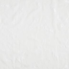 satin di cotone Ricamo di arcobaleni – bianco, 