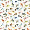 jersey di cotone Camaleonti sfacciati stampa digitale | by Poppy – bianco lana,  thumbnail number 1