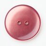 Bottone a 2 fori lucido [Ø 25 mm] – rosa antico scuro,  thumbnail number 1