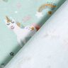 jersey di cotone Unicorno e arcobaleno – blu ghiaccio,  thumbnail number 4