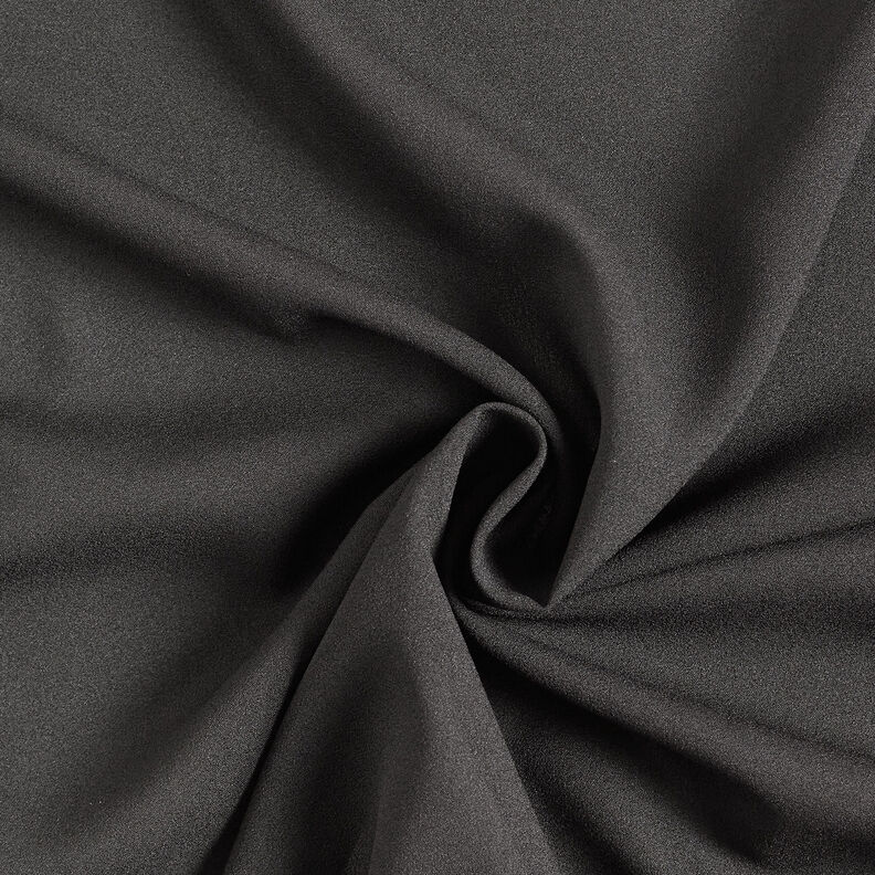 georgette increspato – nero,  image number 1