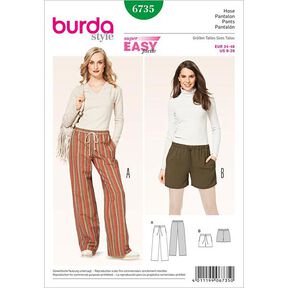 Pantaloni, Burda 6735, 