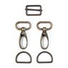 accessori per borse set [ 5-pezzi | 25 mm] – oro anticato,  thumbnail number 2