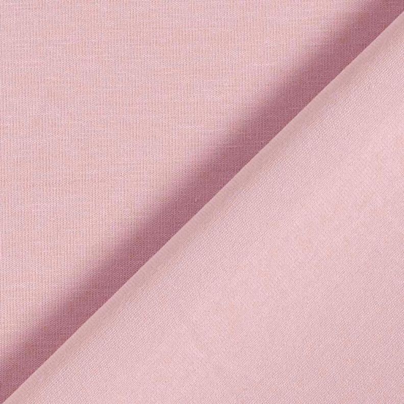 jersey di cotone medio tinta unita – rosa antico chiaro,  image number 5