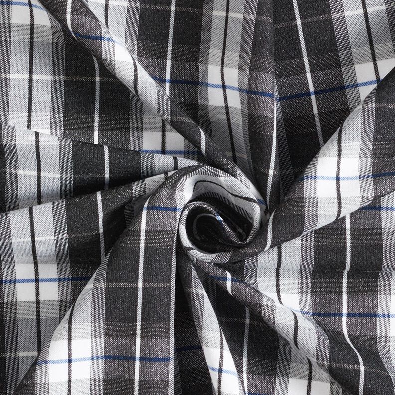 Pantalone elasticizzato a quadri larghi – nero/bianco,  image number 3