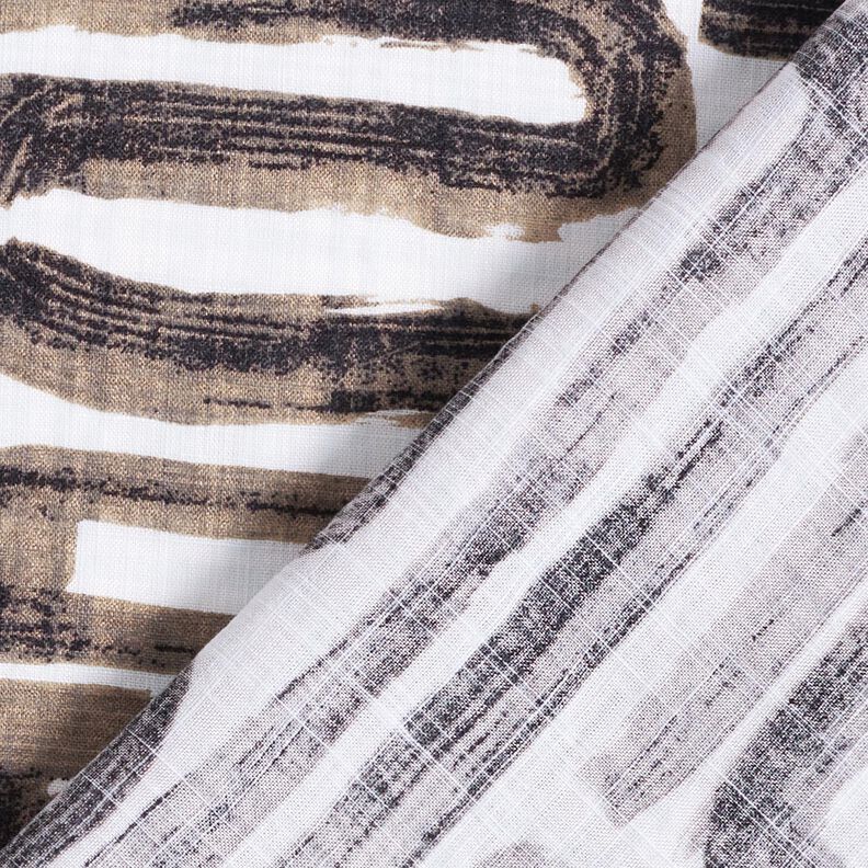 Misto cotone-viscosa con linee sinuose – bianco,  image number 4