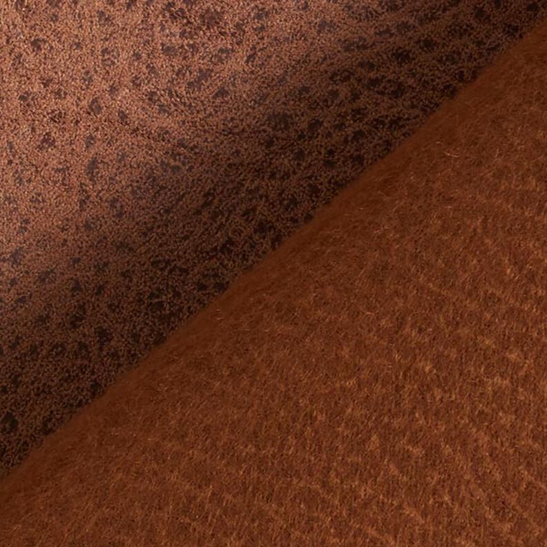 tessuto da tappezzeria similpelle – marrone medio,  image number 3