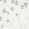 French terry, felpa estiva Fiori| by Poppy – bianco lana/rosa,  thumbnail number 4