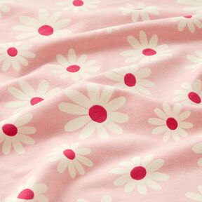 Misto cotone jersey fiorellini – rosé, 