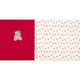 taglio di tessuto French terry, felpa estiva Orsacchiotto di Natale – bianco lana/rosso,  thumbnail number 1