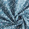 cotone rivestito Mini foglie astratte – blu oceano/bianco,  thumbnail number 4