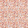 tessuto in cotone cretonne fiori sparsi – rosé/arancio pesca,  thumbnail number 1