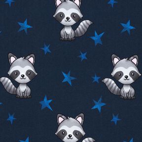 jersey di cotone Orsetto lavatore con stelle | Glitzerpüppi – blu notte/argento, 