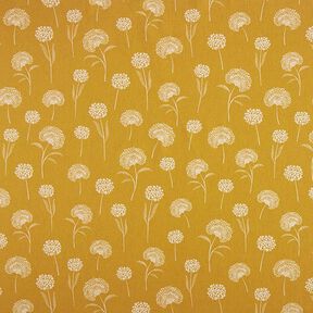 tessuto arredo mezzo panama soffione – naturale/giallo curry, 