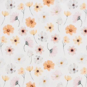 GOTS jersey di cotone prato fiorito stampa digitale – beige, 