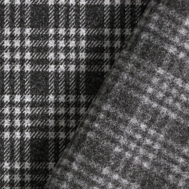 Cappotto in maglia stretch a quadri – grigio chiaro/nero,  image number 4
