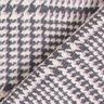 tessuto per cappotti, Principe di Galles – antracite/rosa,  thumbnail number 4