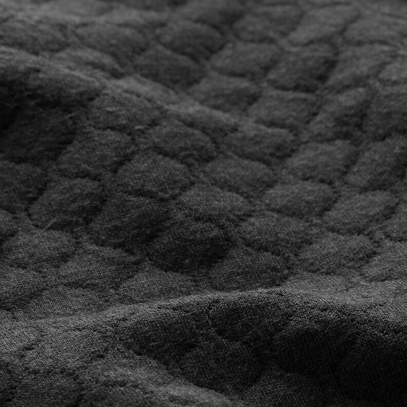 Jersey trapuntato a onde – nero, image number 3