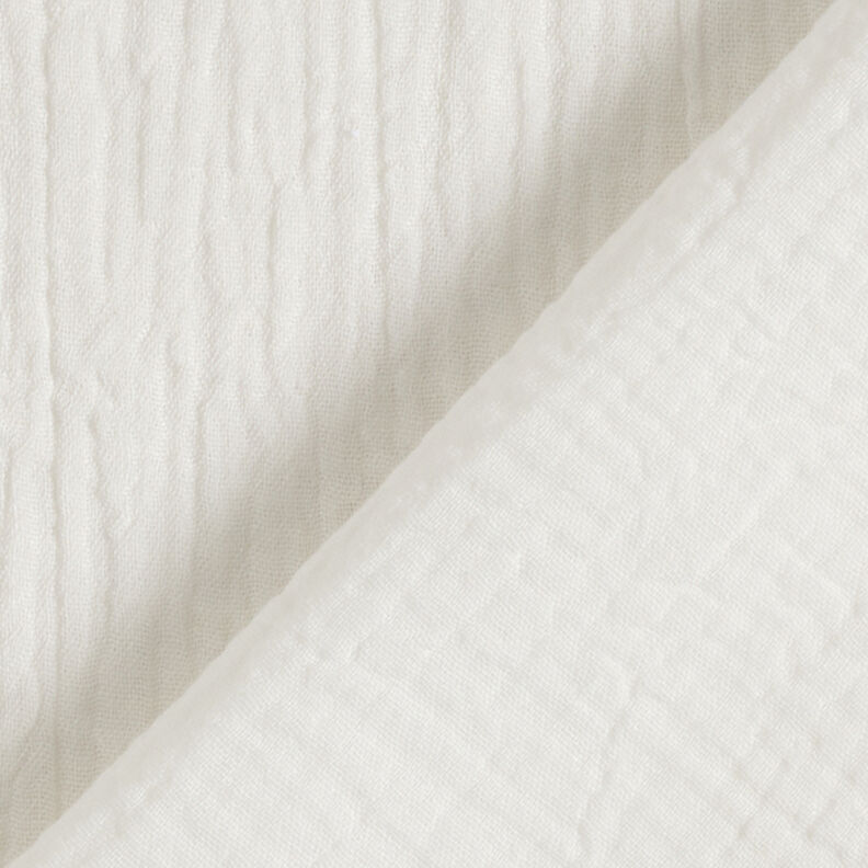 mussolina / tessuto doppio increspato – bianco lana,  image number 4