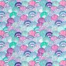 tessuto per costumi da bagno UPF50 Conchiglie – azzurro/lilla bluastro,  thumbnail number 1