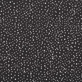jersey di cotone, pois irregolari – nero, 