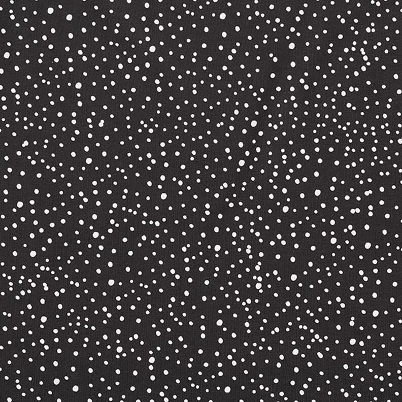 jersey di cotone, pois irregolari – nero,  image number 1