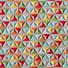 tessuto arredo gobelin Prisma – rosso carminio/azzurro,  thumbnail number 1