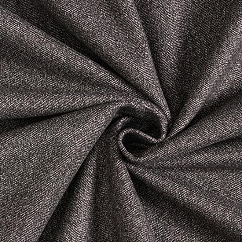 Tessuto da tappezzeria morbido melange – grigio scuro,  image number 1