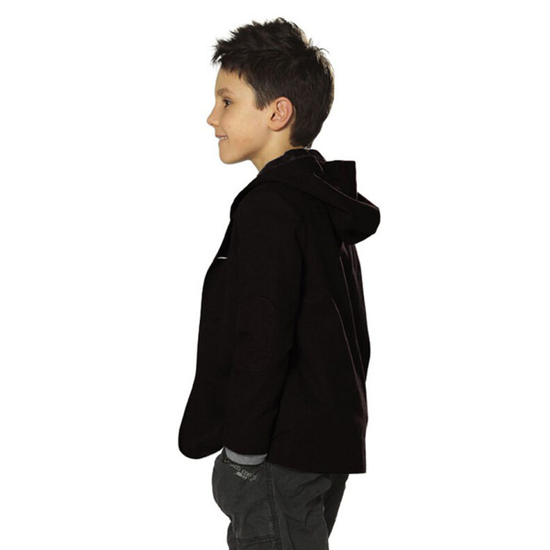 French terry leggero tinta unita – nero,  image number 10