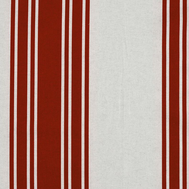 tessuto arredo panama Rigato – rosso carminio/grigio nebbia,  image number 1