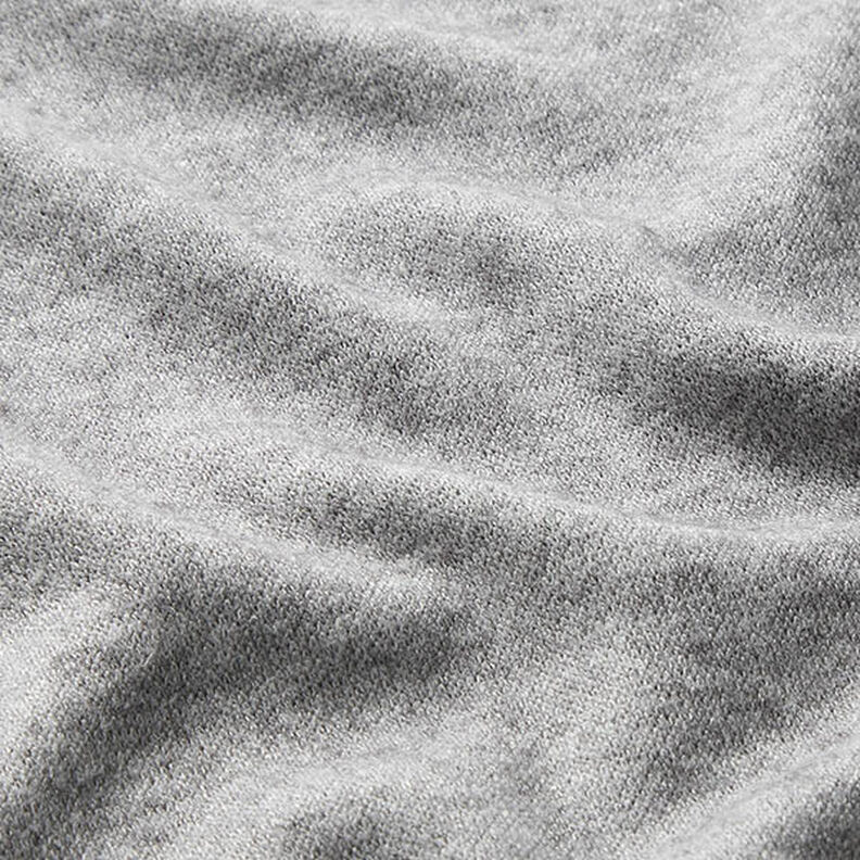 tessuto in maglia misto viscosa mélange – grigio argento,  image number 2