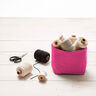 tessuto in cotone cretonne tinta unita – rosa fucsia acceso,  thumbnail number 7
