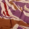 jersey di viscosa Onde astratte – melanzana/rosa antico chiaro,  thumbnail number 2